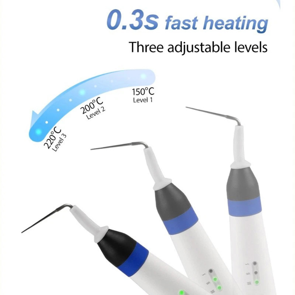 HYG-RC180 Cordless Dental Endodontic Gutta Percha Cutter with 2 Heating Tips